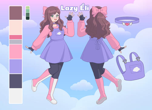 ୨♡୧ Lazy Éli Reference Sheet ୨♡୧ Lazy Éli Reference Sheet